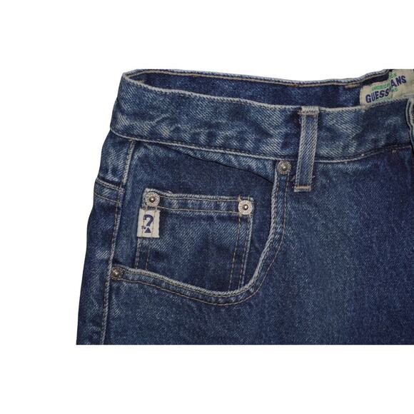 Vintage GUESS Jeans USA High Rise Tapered Denim – Made in USA – Size 31 Fits 28” - Picture 5 of 10